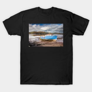 Boat at Kippford Photograph Dumfries and Galloway T-Shirt